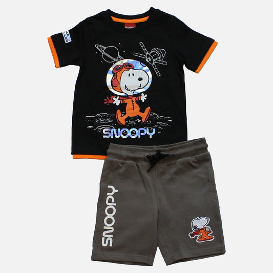 Snoopy Short & Tshirt Outerwear Set