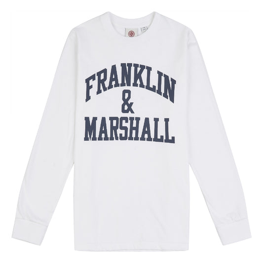 Franklin & Marshall Logo Long-Sleeved T-Shirt FMS0507002