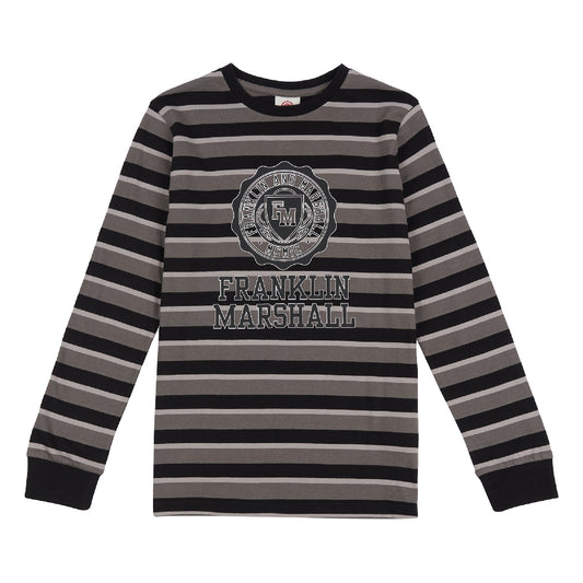 Franklin & Marshall Striped Long-Sleeved T-Shirt FMS0518023