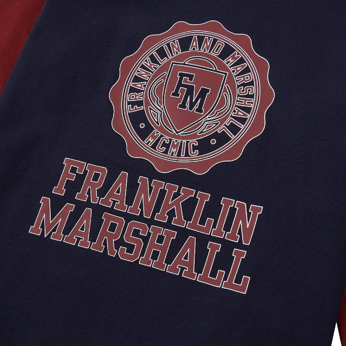 Franklin & Marshall Crest Long-Sleeved T-Shirt FMS0526203