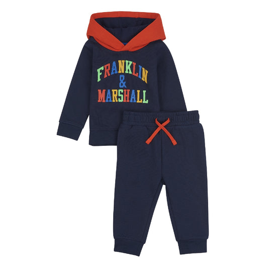 Franklin and Marshall Multicoloured Hoodie and Joggers FMS0535203