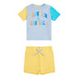 Franklin & Marshall Boys Baby and Toddler Stripe T-Shirt and Short Set FMS0586393