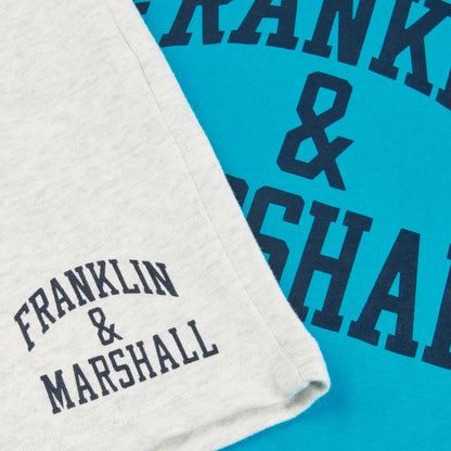 Franklin & Marshall Boys Vintage Arch T-Shirt and Shorts Set FMS0590B18