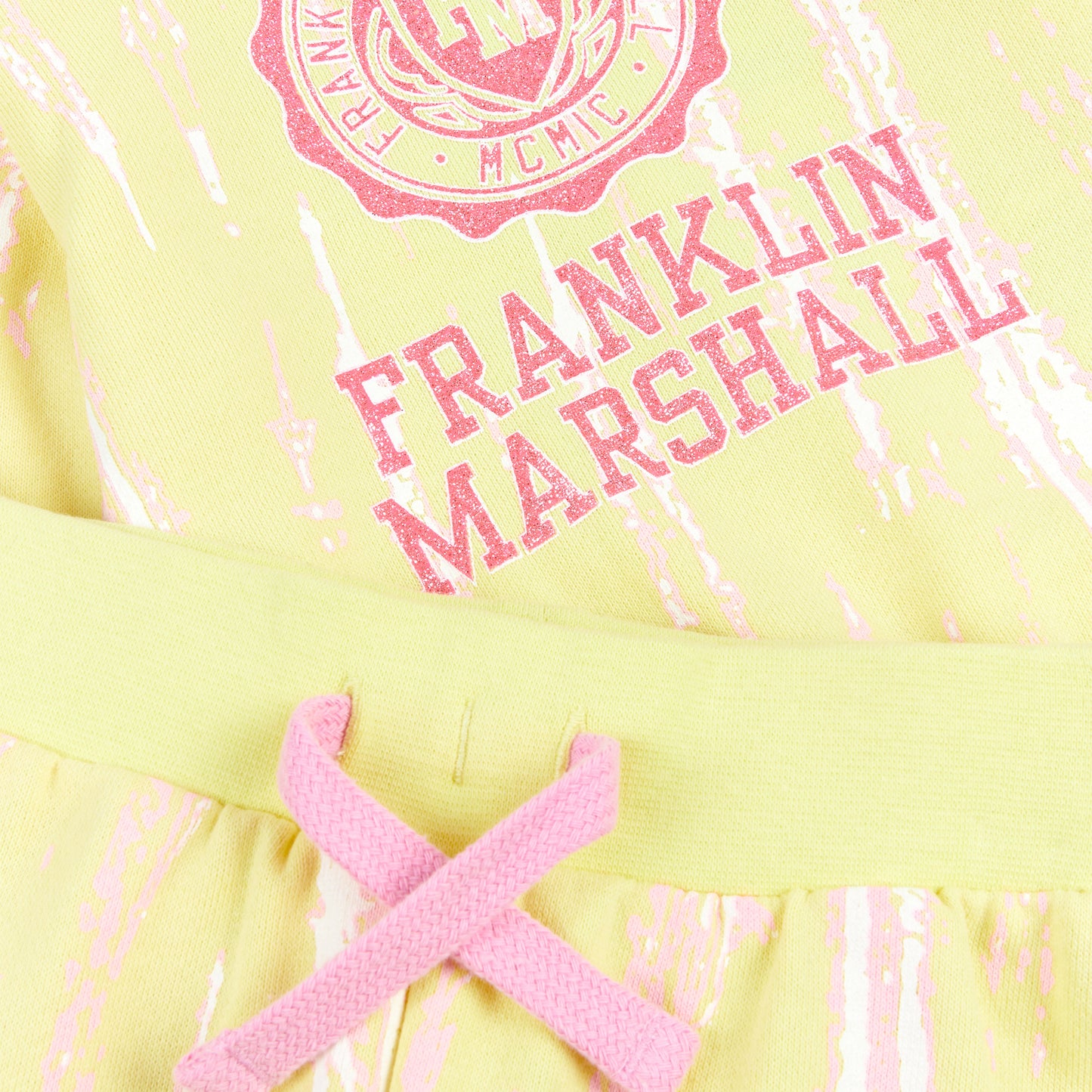 Franklin & Marshall Girls Baby and Toodler Crewneck and Joggers Set FMS5045945