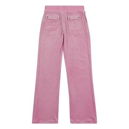 Juicy Couture Girls Velour Patch Pocket Joggers JBX5687A55