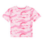 Russell Athletic Girls Camo Crop T-Shirt RSL5002B77
