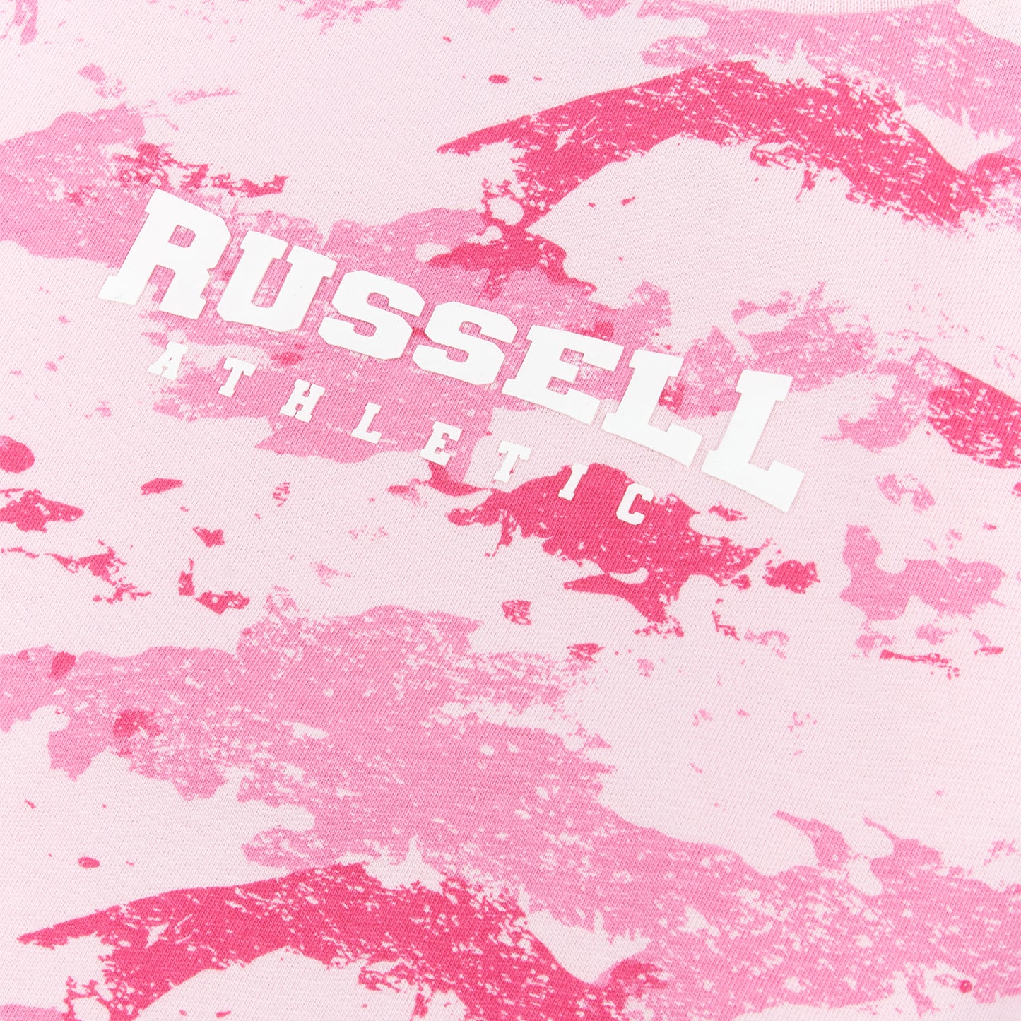Russell Athletic Girls Camo Crop T-Shirt RSL5002B77