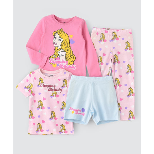 Sleeping Beauty Pack Of 2 Pyjama Set