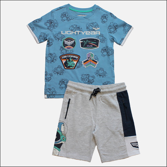 DFM00648B Buzz Lightyear Short & Tshirt Outerwear Set - Official Movie Merchandise