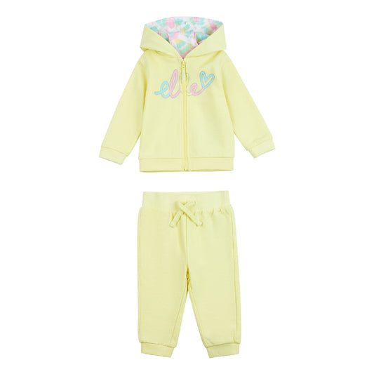 Elle Girls Toddler Bright Zip Hoodie and Joggers