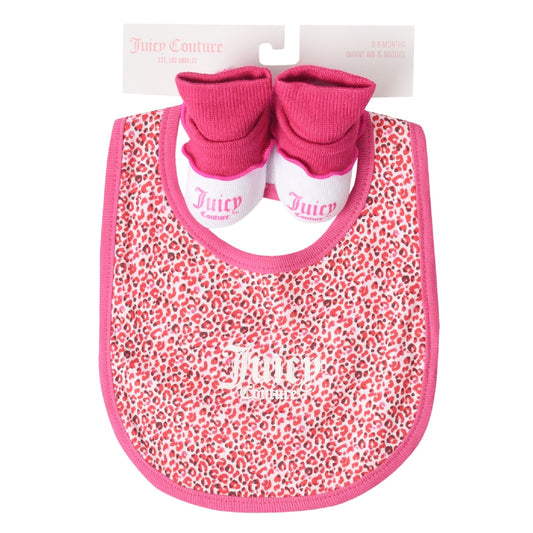 Juicy Couture Hat & Bootie Baby Gift Set - Wild Orchid