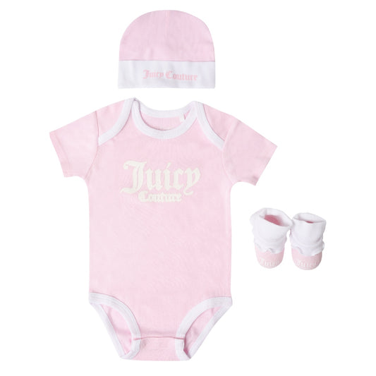 Juicy Couture Baby Three-Piece Set - Pink