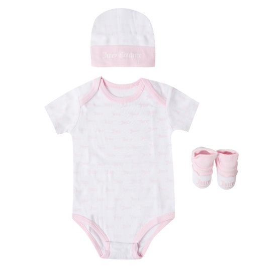 Juicy Couture Baby Three Piece Set - White