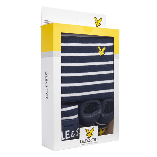 Lyle & Scott Boys Baby & Toddler Gifting 3 Piece Boxed Set