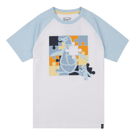 Penguin Boys Puzzle Raglan T-Shirt