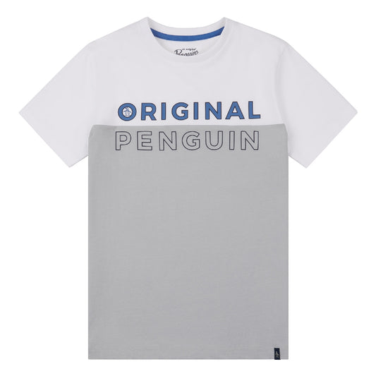 Penguin Boys Split Logo T-Shirt