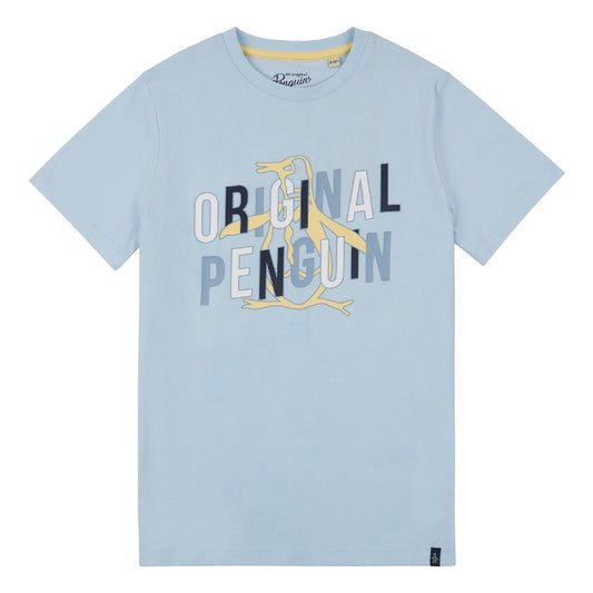 Penguin Boys Block Logo T-Shirt