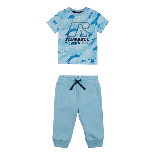 Russell Athletic Boys Baby and Toddler Camo T-Shirt and Joggers Set