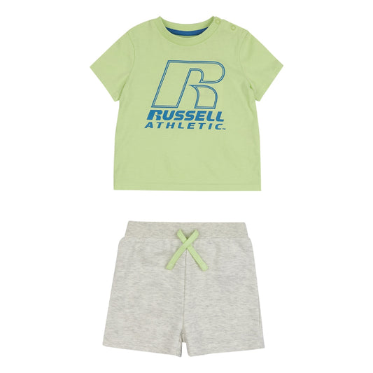 Russell Athletic Boys Baby and Toddler Logo T-Shirt and Shorts Set